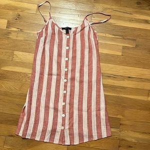 Striped dress with buttons
